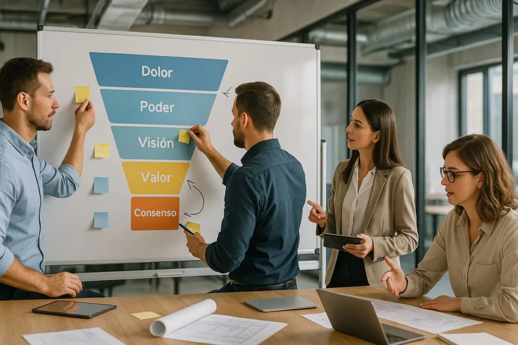 Pasos del proceso de ventas industrial