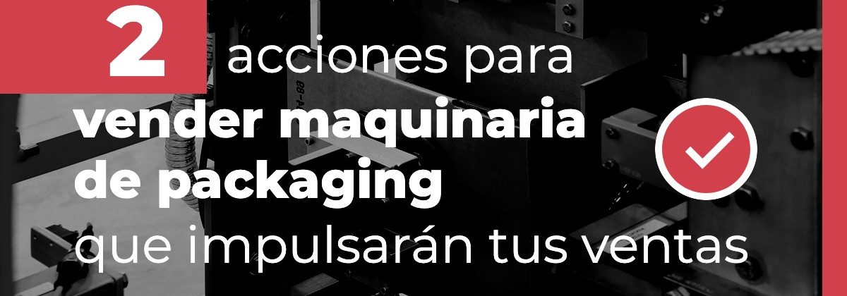 Vender maquinaria de packaging