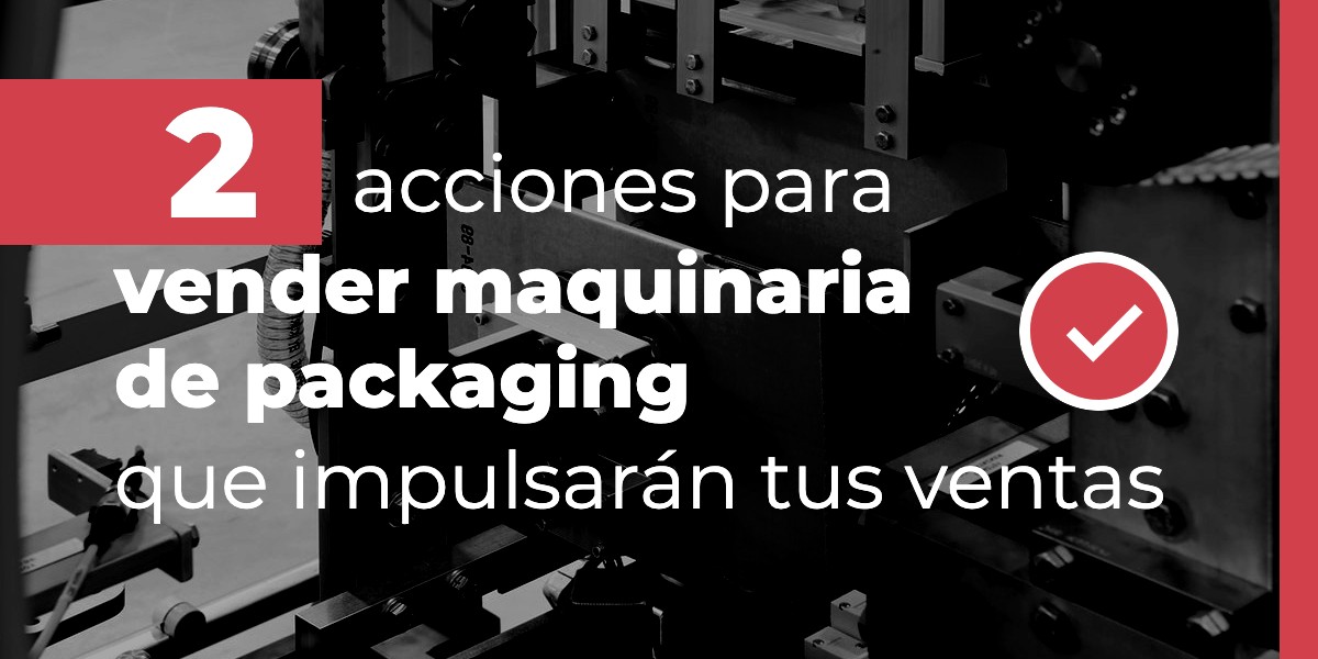 Vender maquinaria de packaging