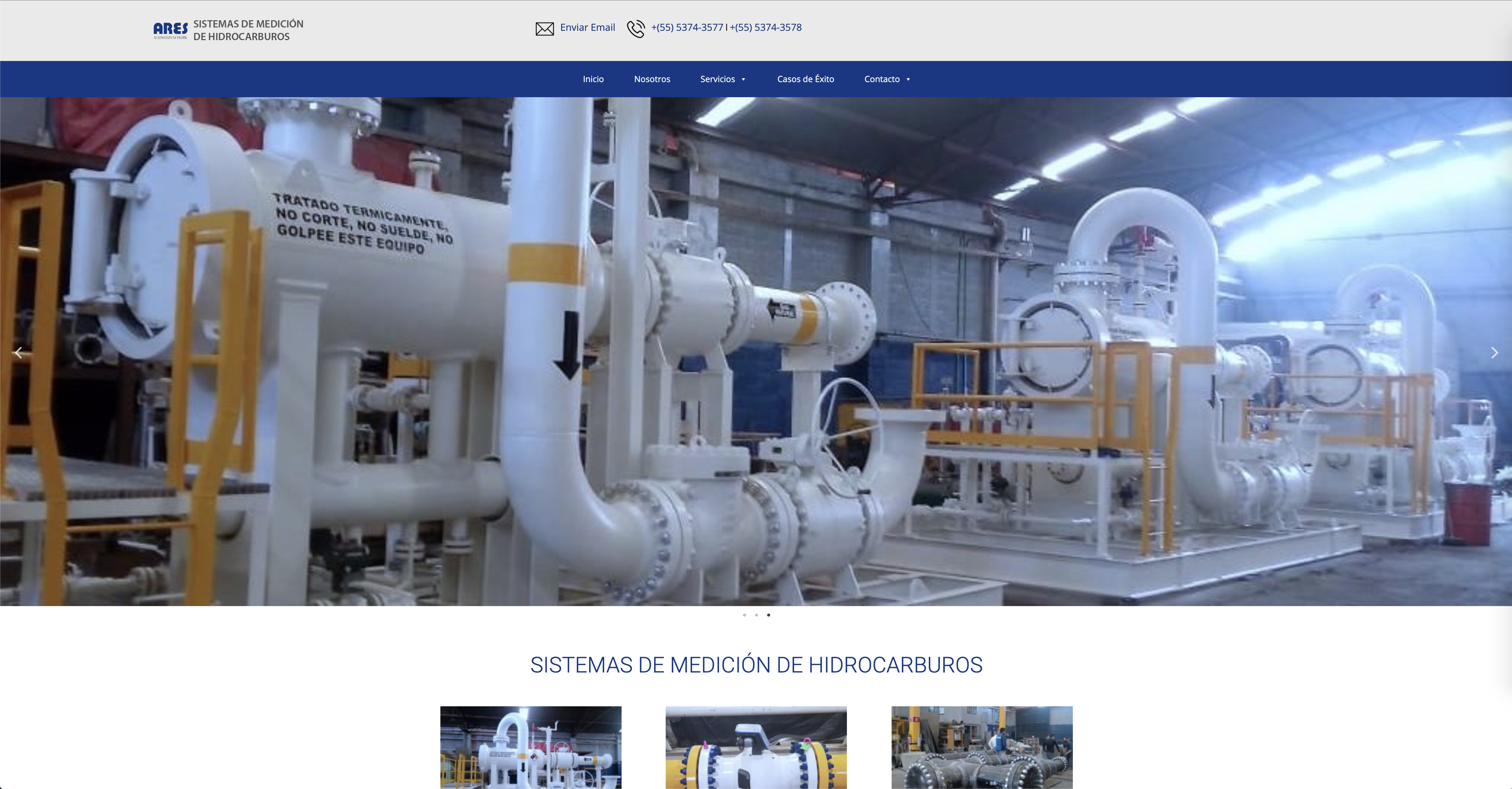 Diseño web industrial