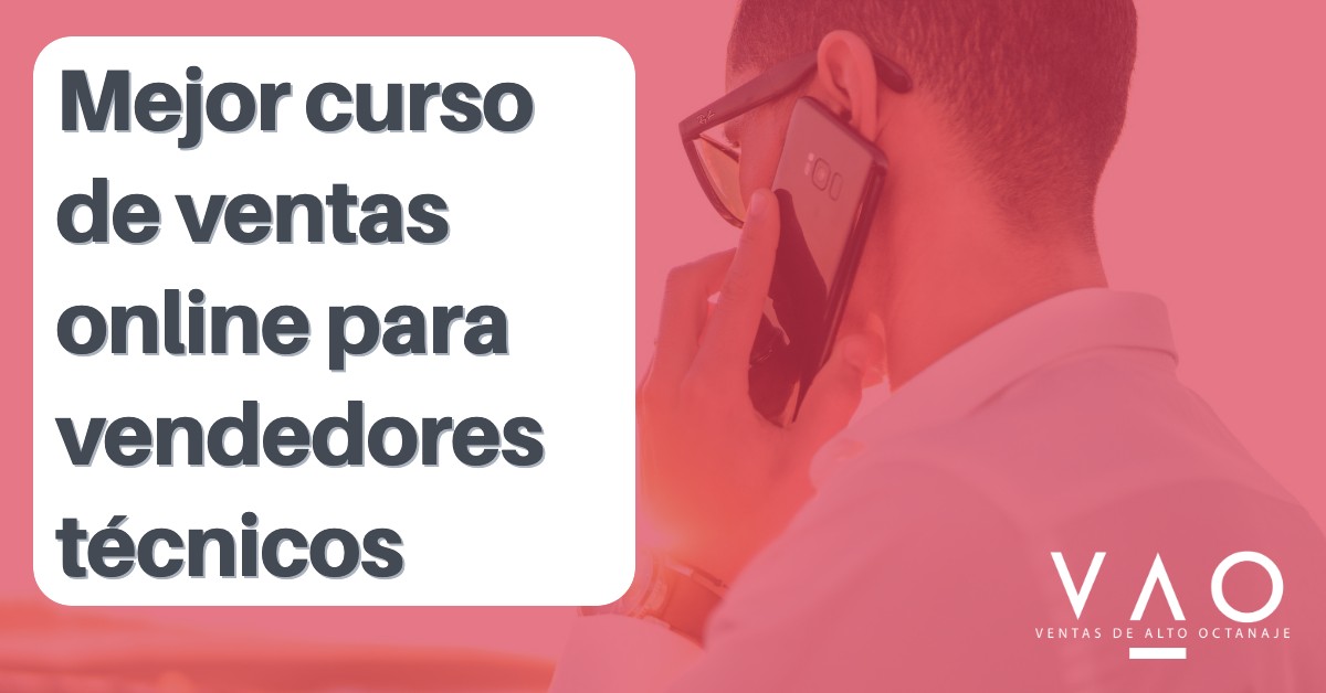 Mejor curso de ventas online para vendedores técnicos