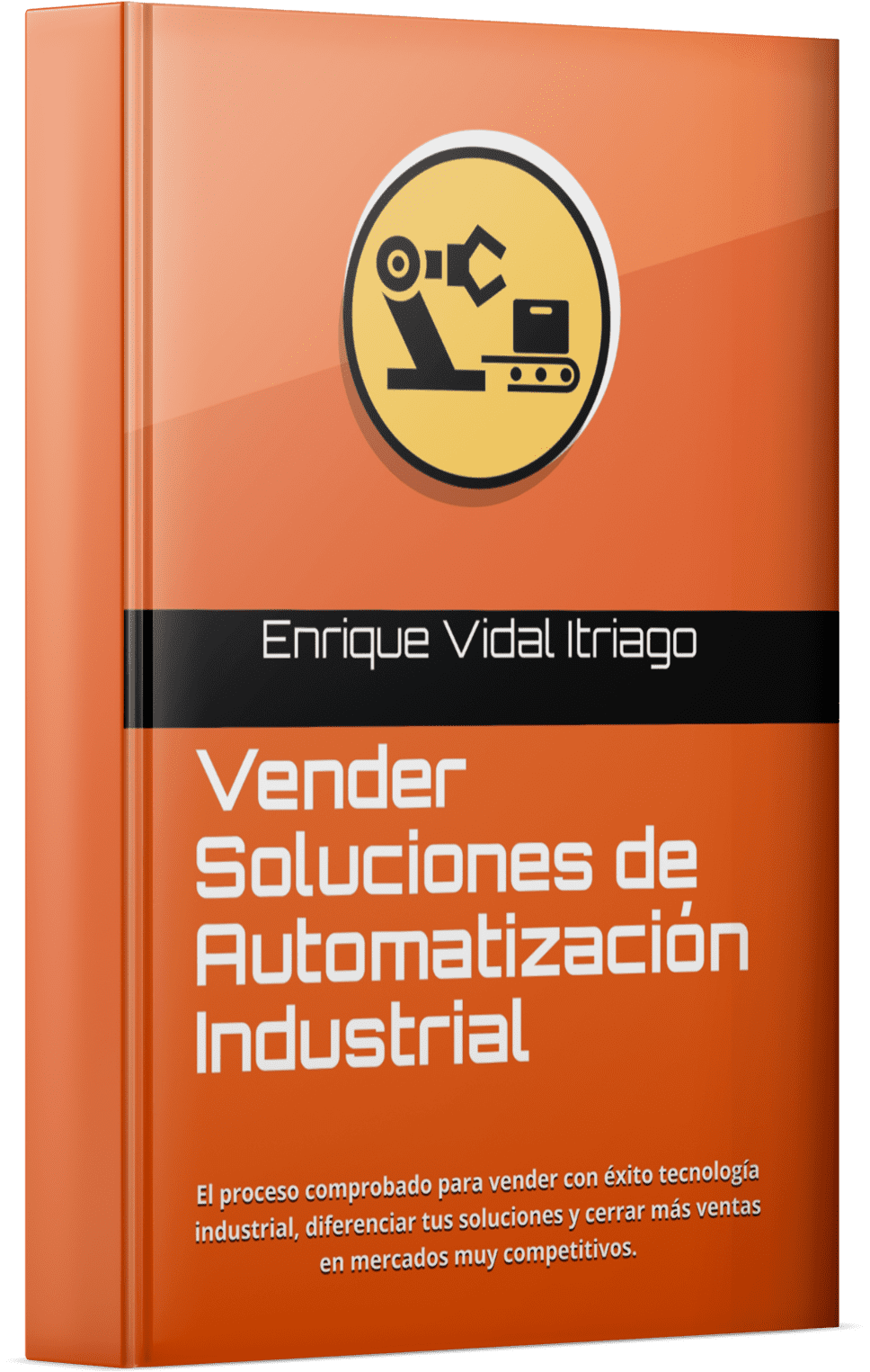 MOCKUP LIBRO VENDER SOLUCIONES DE AUTOMATIZACIÓN INDUSTRIAL