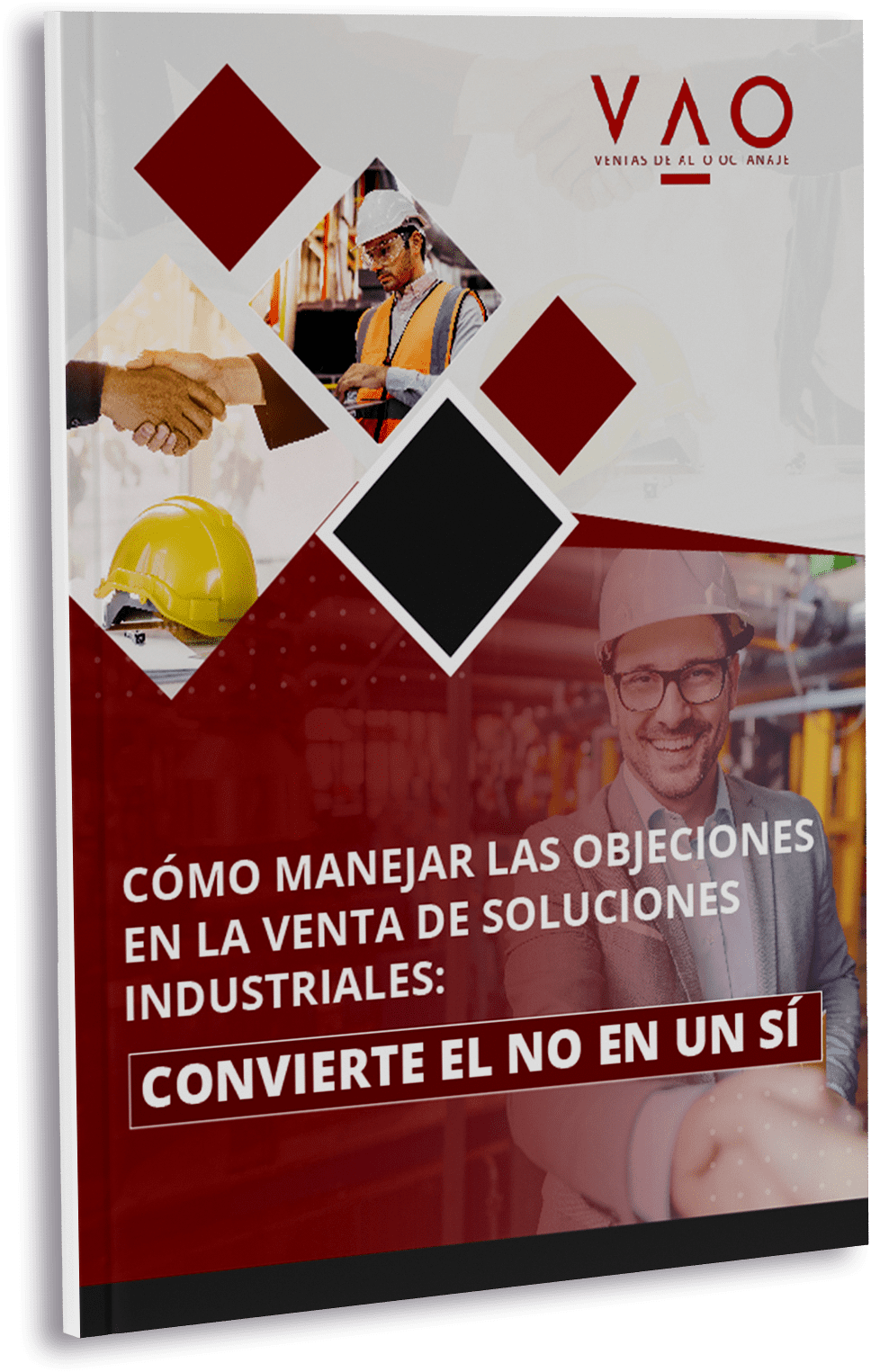 MOCKUP EBOOK - CÓMO MANEJAR LAS OBJECIONES EN LA VENTA DE SOLUCIONES INDUSTRIALES