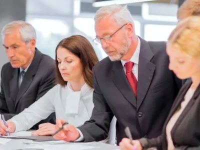 Visita de ventas con altos cargos