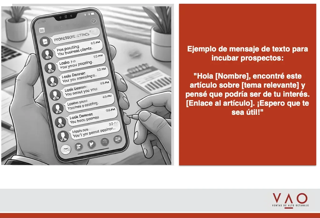 Prospectar con mensajes de texto 
