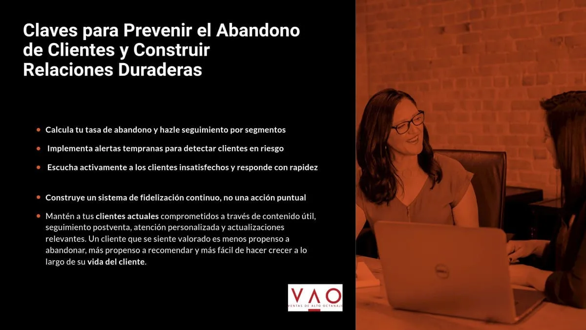 Claves para prevenir el abandono de clientes y construir relaciones duraderas