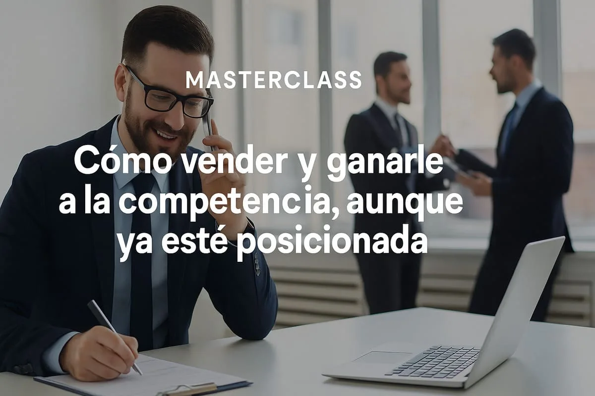 Masterclass Cómo vender y ganarle a la competencia, aunque ya esté posicionada