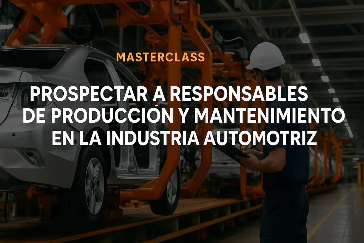 Masterclass prospectar a responsables en la industria automotriz