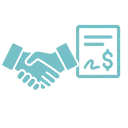 Negociación y Cierre de Contratos icon