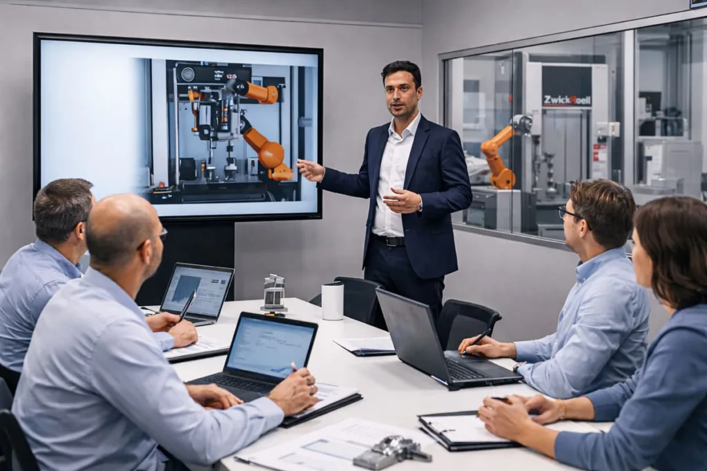 Curso de Ventas para fabricantes de máquinas de ensayo​ industrial